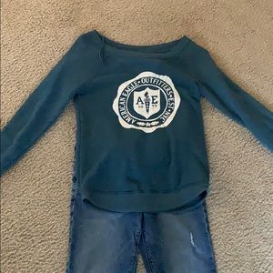 H&M jeans and American eagle long sleeved sweater